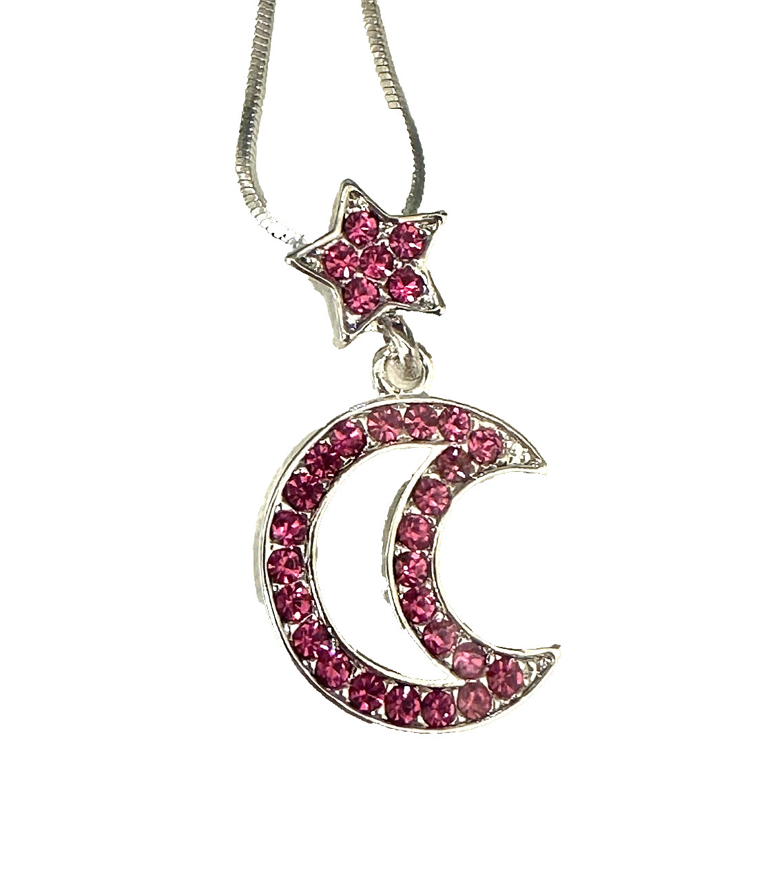 New 20pcs Crystal Charm Pendant Necklace Jewelry #119 Pistol Moon Frog Cola Star