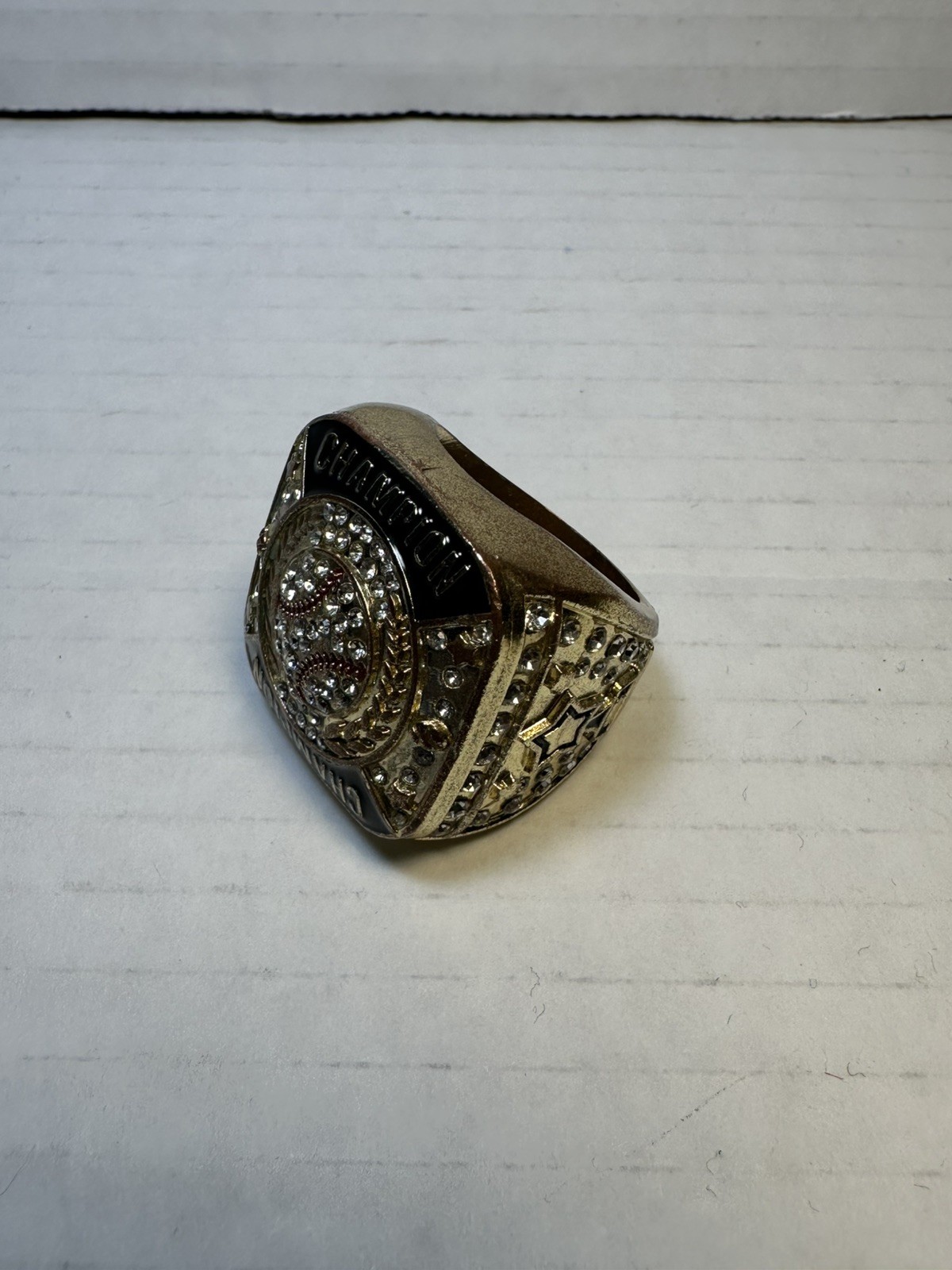 Baseball Championship Ring Trophy Award Gift Tournament Champions Finalist × 12