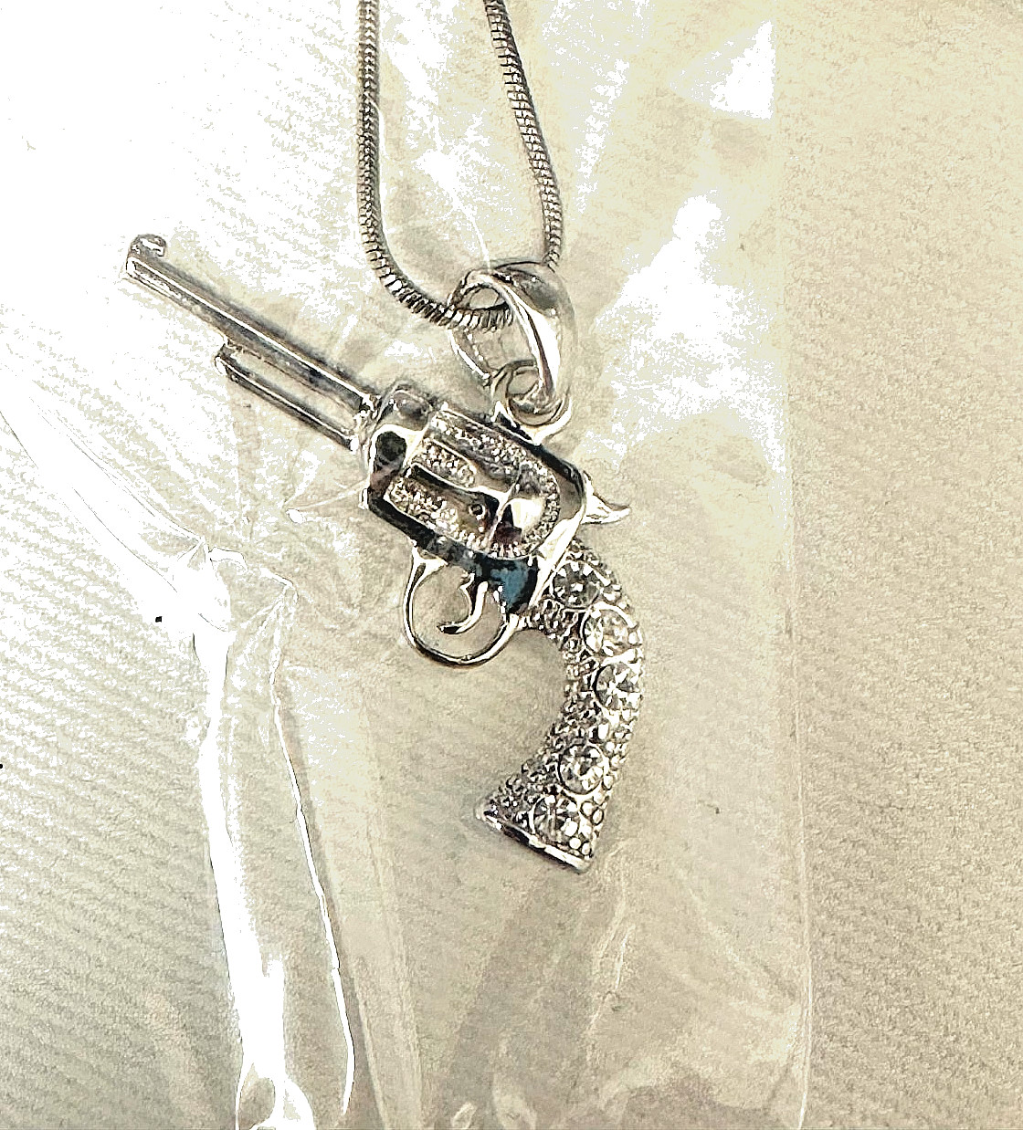 New 20pcs Crystal Charm Pendant Necklace Jewelry #119 Pistol Moon Frog Cola Star
