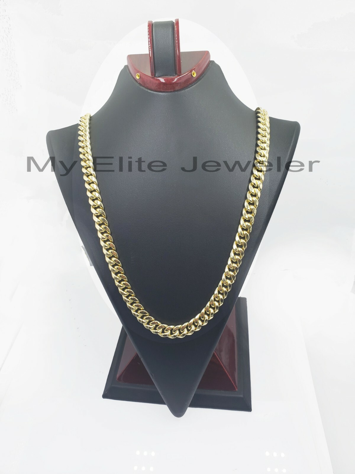14k 10mm Mens Chain Miami Cuban Link Necklace 22″ REAL 14KT Real Gold Sale.