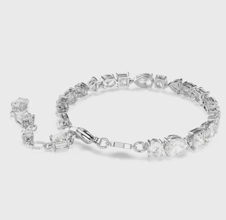 Swarovski Mesmera Bracelet, Mixed Cuts, White, Rhodium Plated 5731959