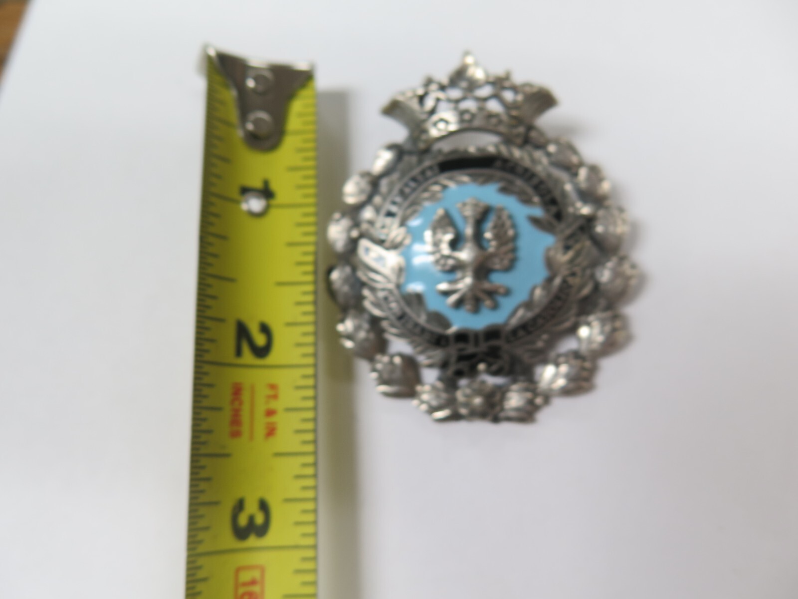 VTG CORO LA LEALTAI ACRISOLA POR ISABEL LA CATOLICA Eagle Crest Crown BROOCH