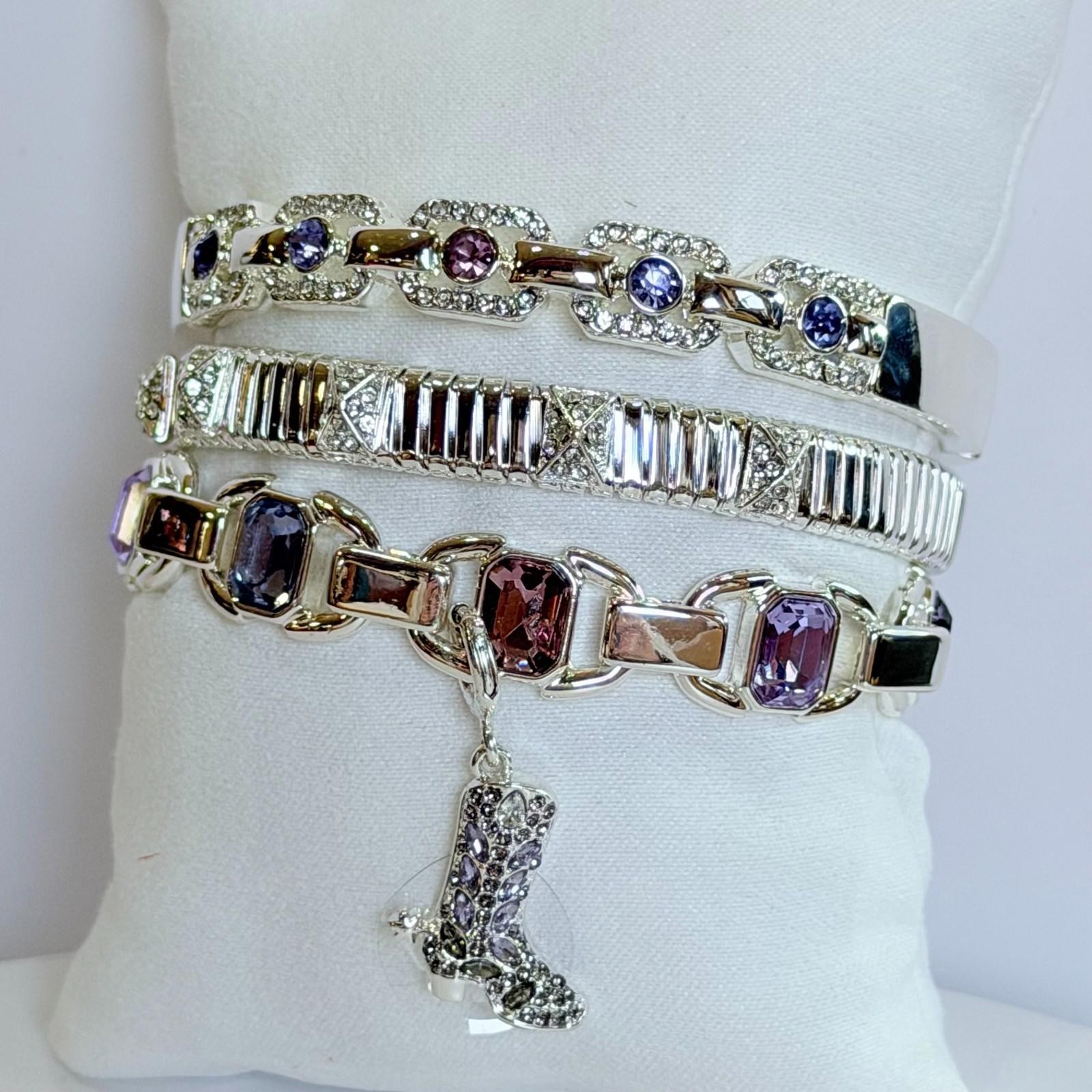 Bomb Party Gem Society Holiday Stack “A Heel-Kickin’ Holiday!” on Silver