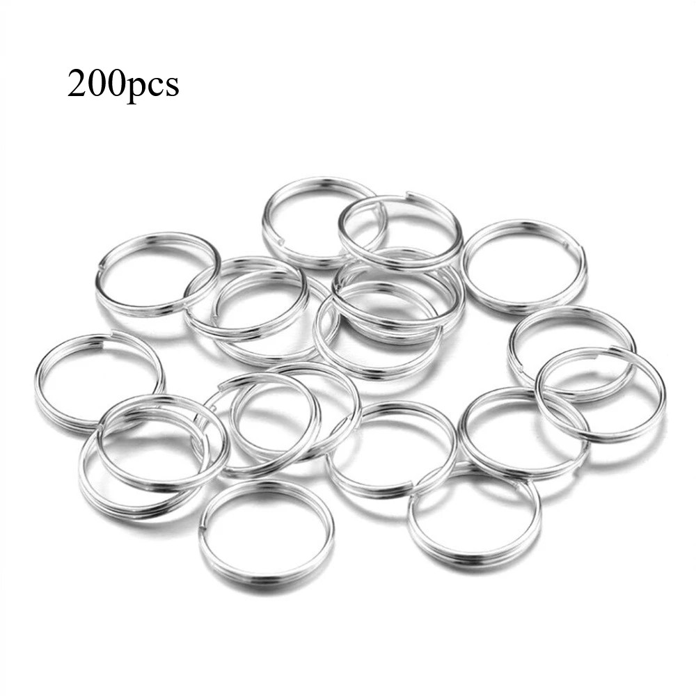 4-10Mm Gold and Silver Double Ring, Multi Size Jewelry Making Connection Ring, D