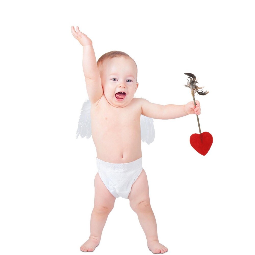 Baby Boy Cupid Outfit Wings Infant Angel Photo Costume Child