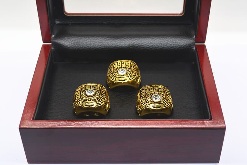 Vintage Handmade Gold Commemorative Alabama Collectible 1973 1978 1979 Size 11