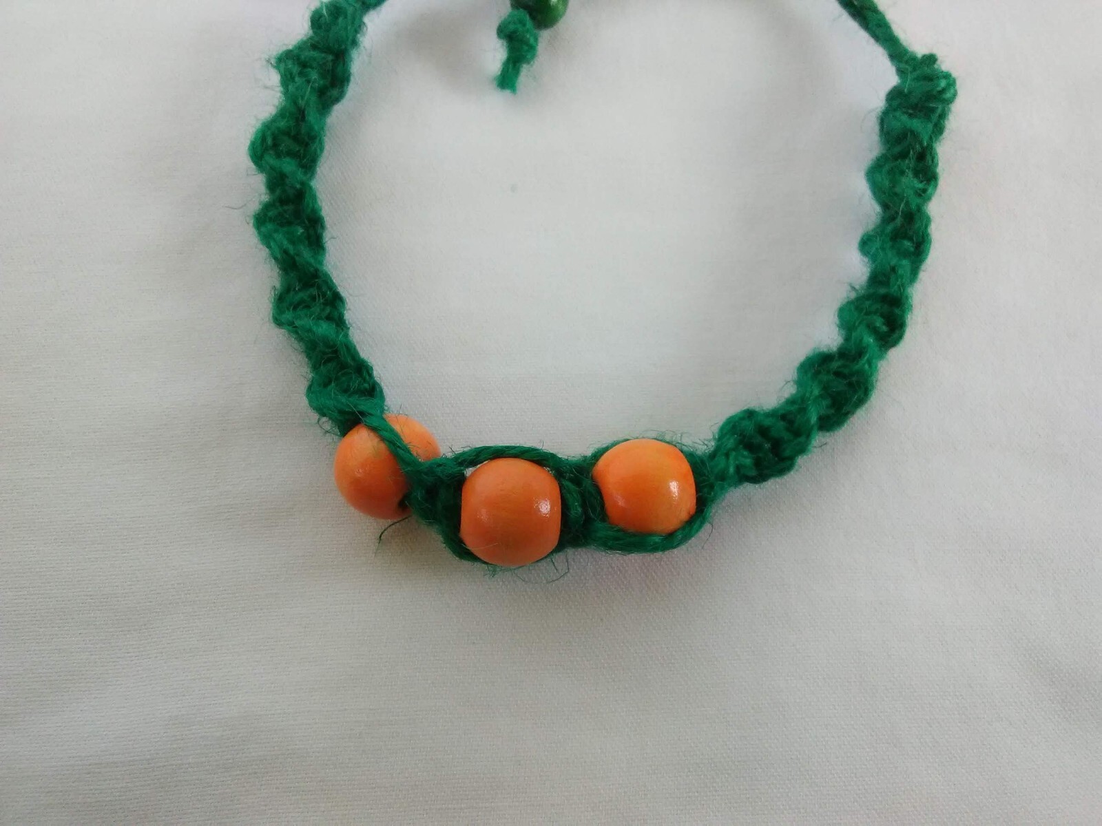 Anklet or Bracelet Braided Hemp Adj Unisex 6-11″ Eco Friendly USA Seller New