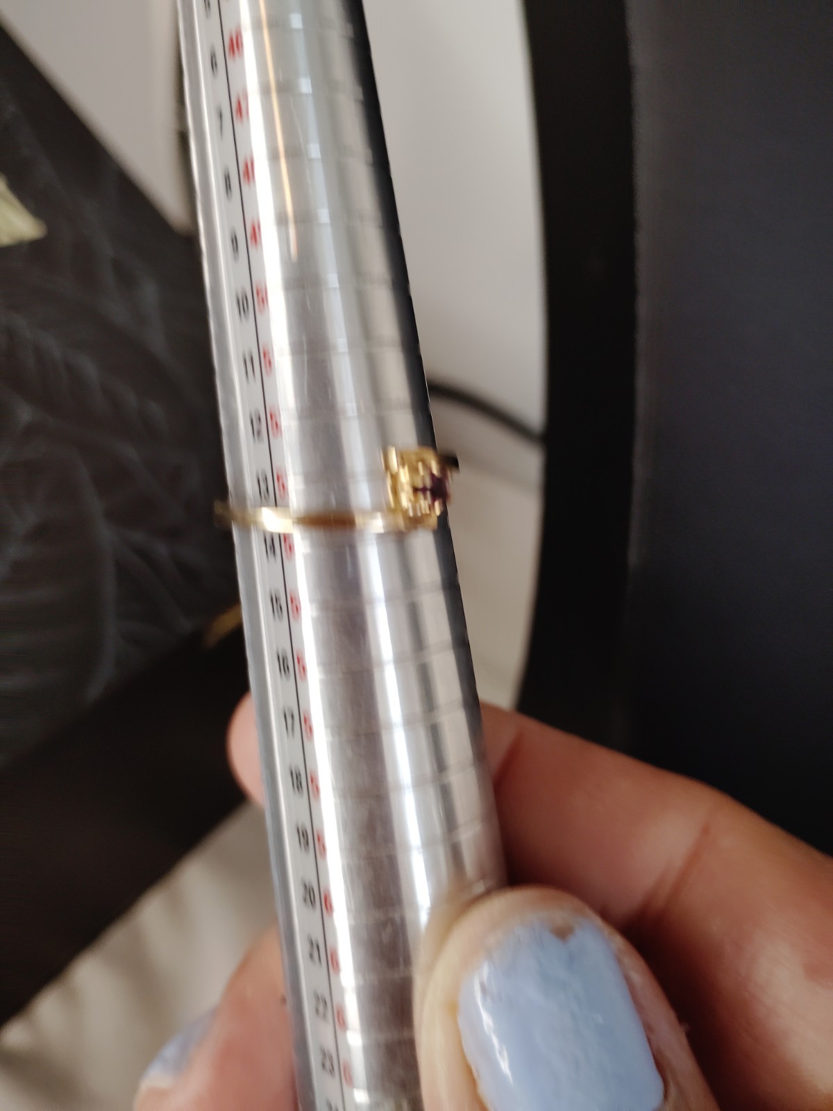 Gold Tone Band Style Ring Size 8 Classic Band Design
