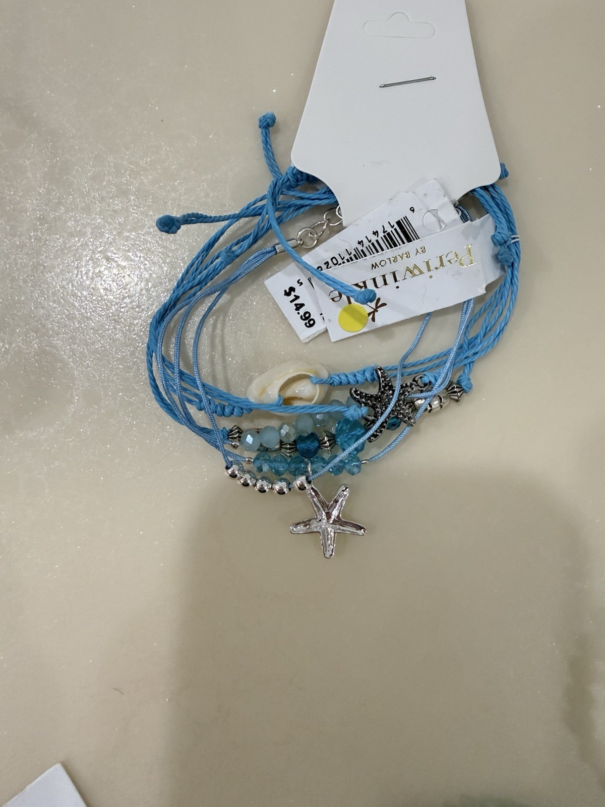 🩵 Periwinkle by Barlow Coastal Charm Bracelet Lot NWT Beach Sea Life Set 🩵