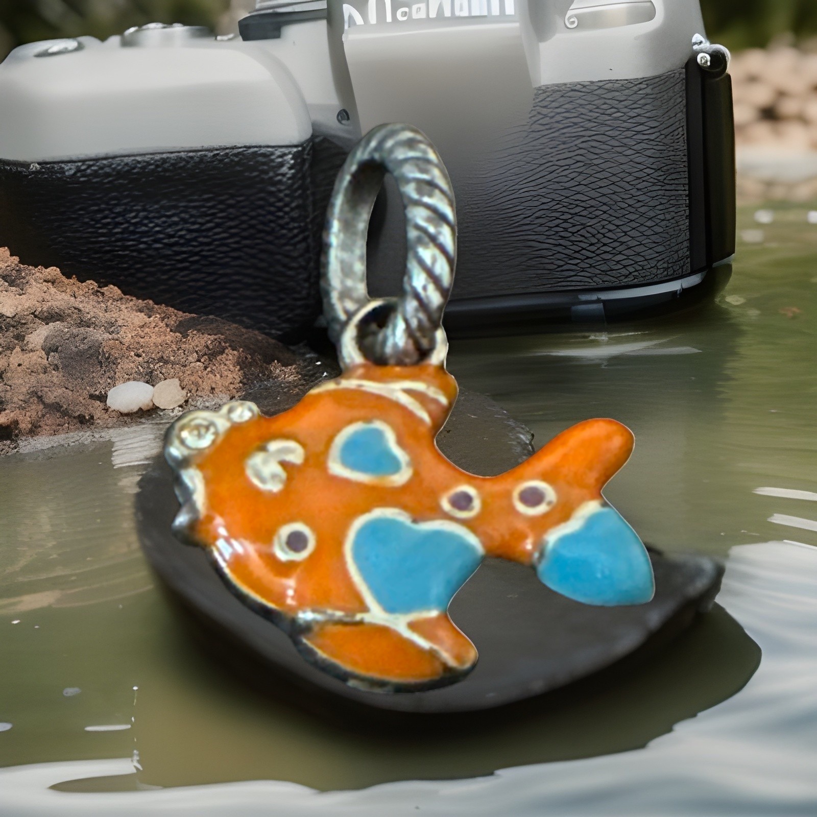 Brighton Fish Charm NWOT J90432 Rare Find In New Condition!