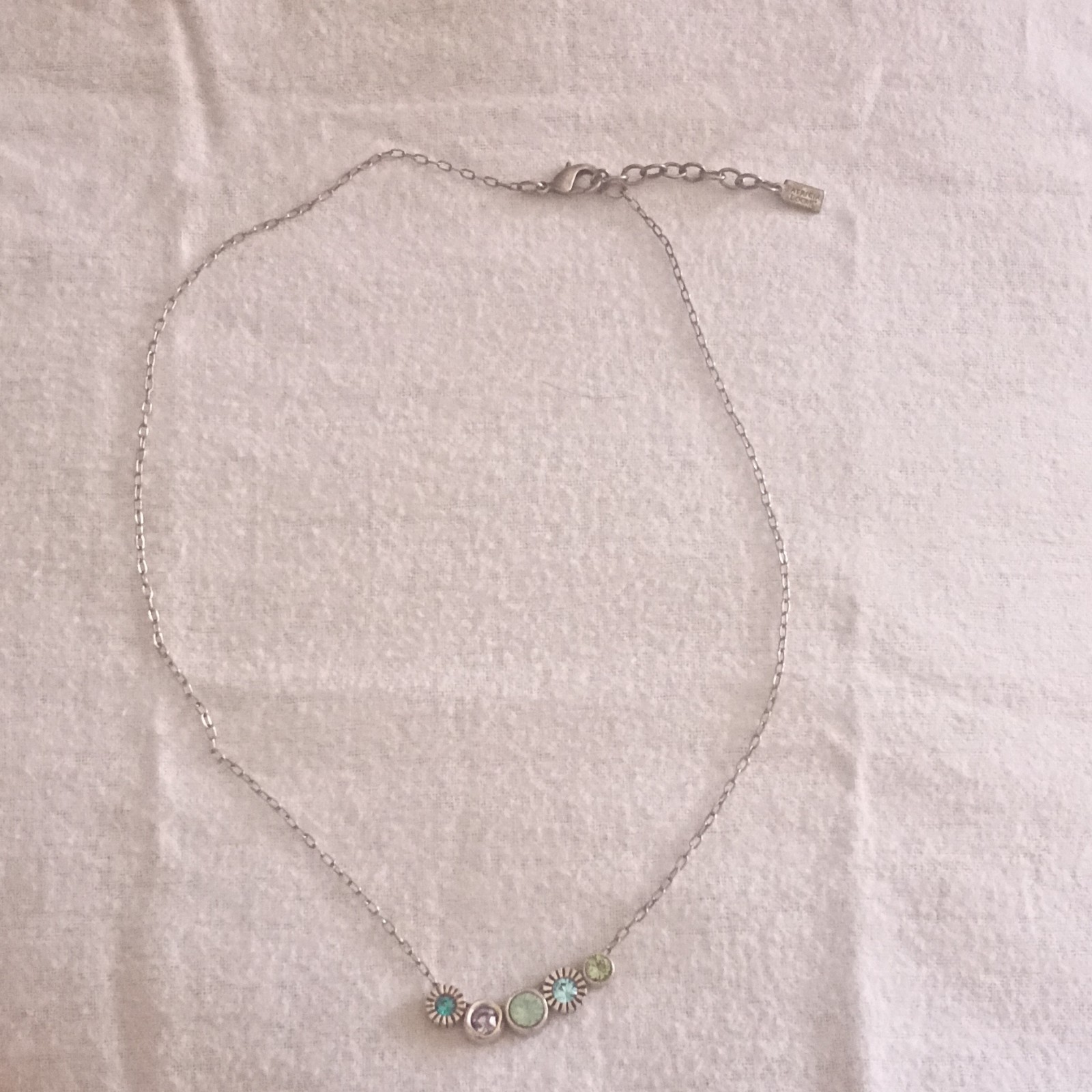 Patricia Locke Retired “Water Lily” Asymmetrical Necklace