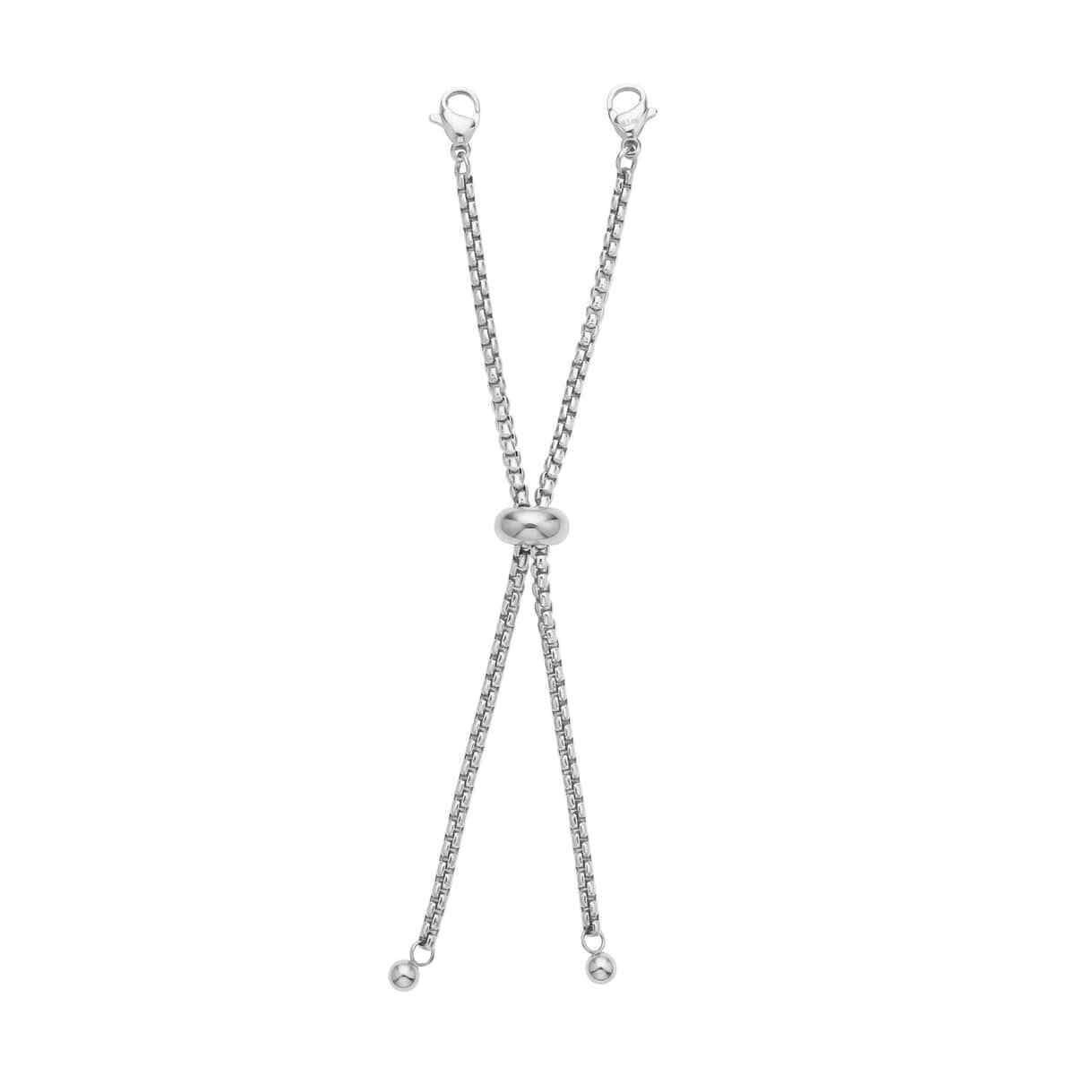 Adjustable Bolo Extender Box Chain 4 Inches Lobster Lock Stainless Steel