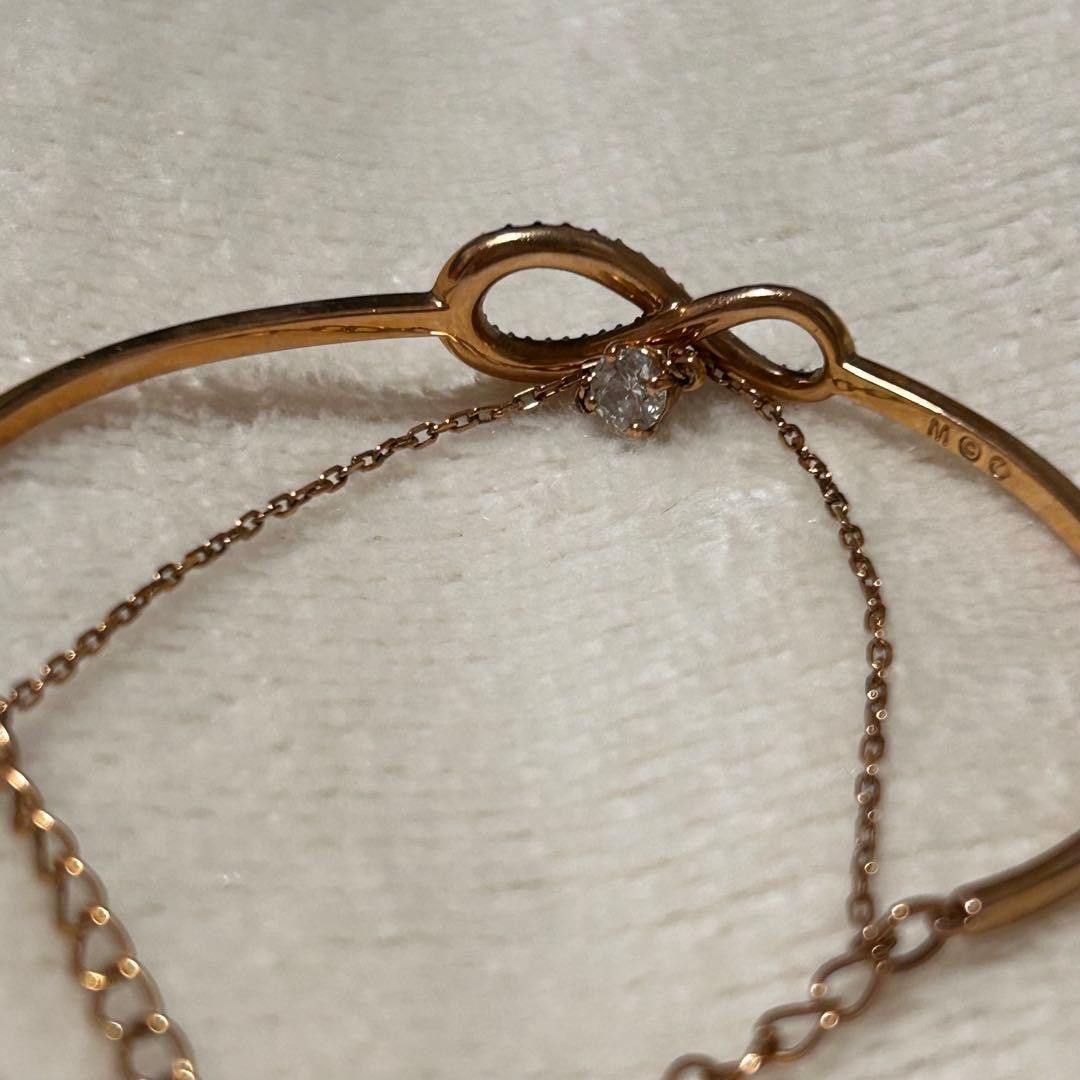 Swarovski Infinity Bangle Silver Used Not specified