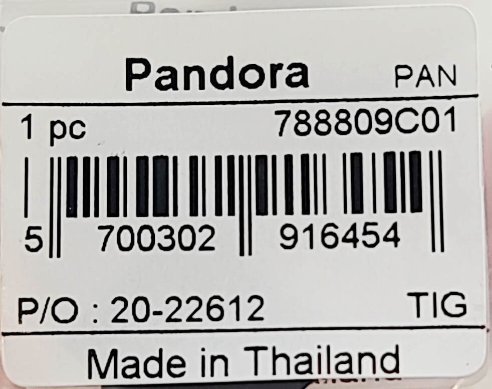 NEW 100% PANDORA Rose 14k Gold P Pink Daisy Spacer Clip Charm Pendant 788809C01