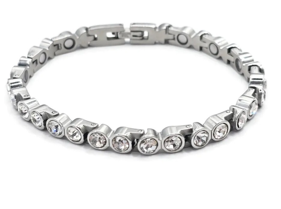 Women’s bracelet FULL BIO MAGNETIC Tennis Ball bracelet Stainless Steel Jewelley
