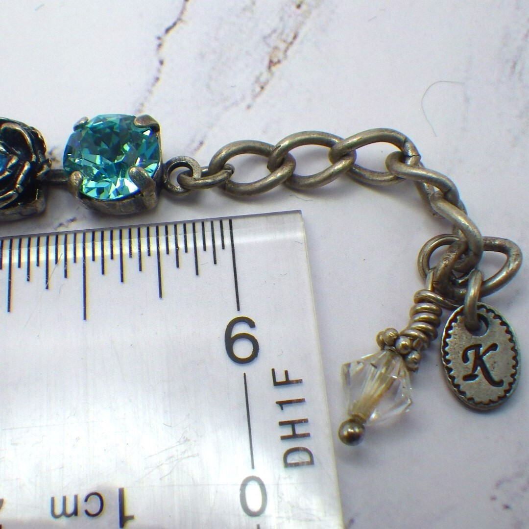 Set of 3 Bracelets Gymboree Charm Eiffel Tower Flowers Austrian Crystals Pastel