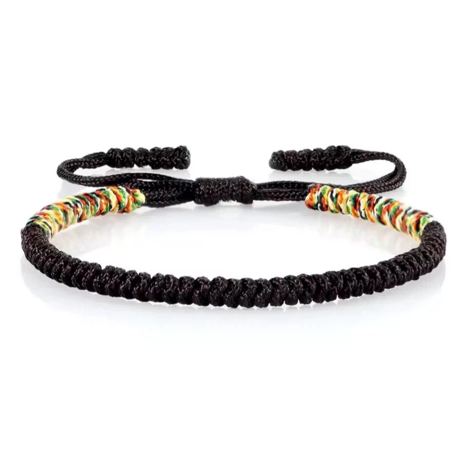 Lucky Handmade Buddhist Knots Rope Bracelet Tibetan Rope Bracelet Luck new