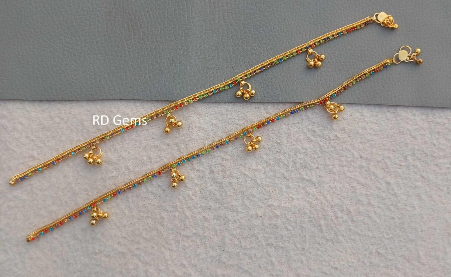 Attractive Golden Payal Anklet Jewelry For Woman Daily Wear Jewelry