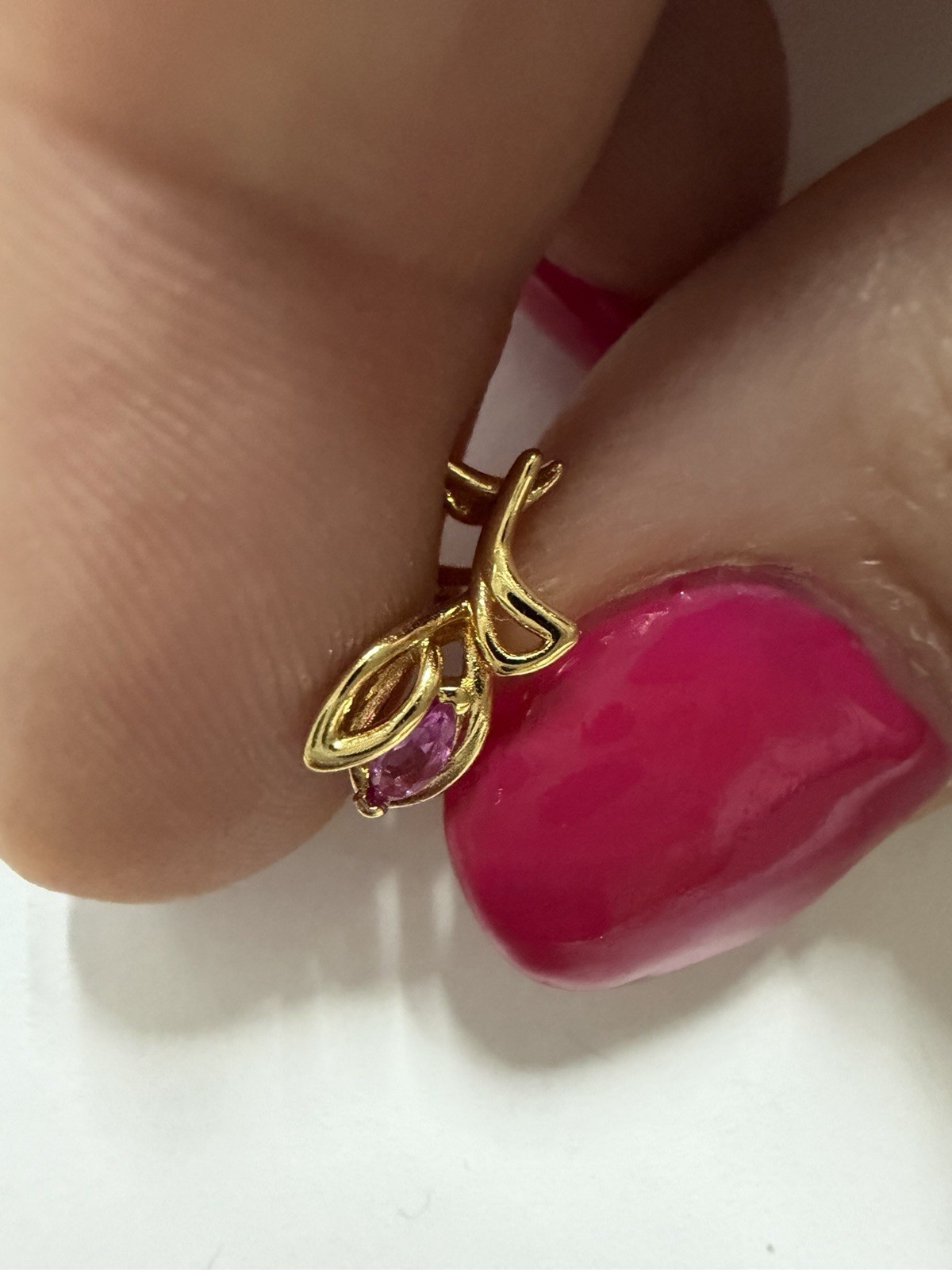Pandora Rose Tulip Openwork Charm Pink ALE MET 782238C01