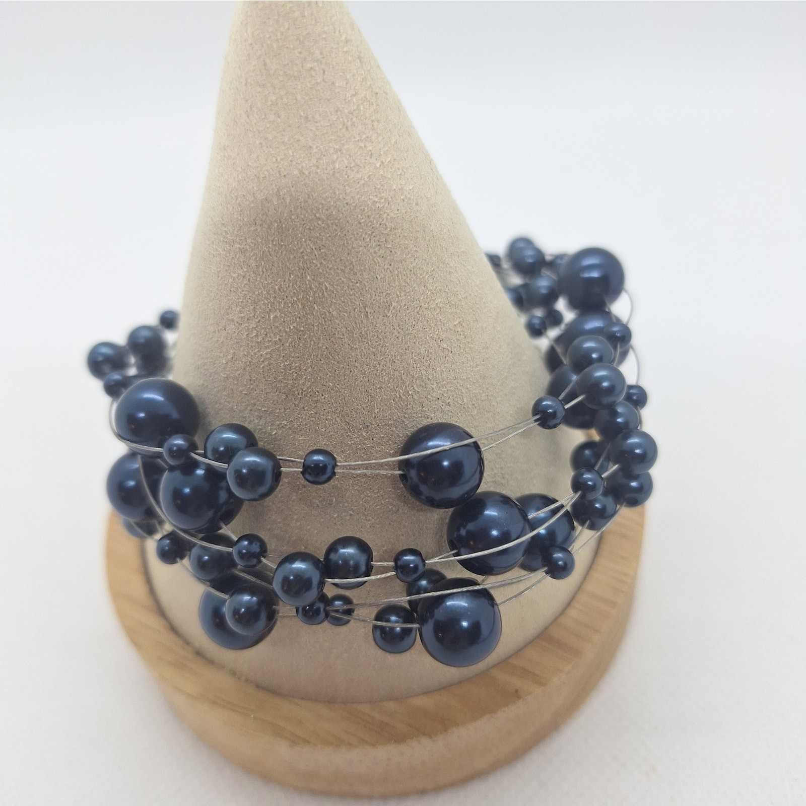 Paparazzi Jewelry Bracelet Lot of 6 White Green Gold Multi Wood Navy Blue