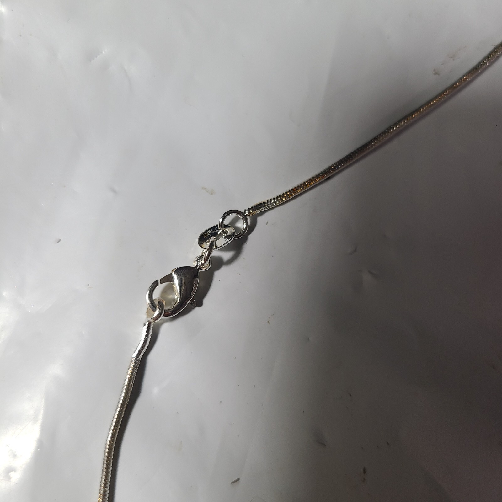 Sterling Silver Double Heart Pendant Clear Cubic Zirconia & 18″ Chain 925 In Box