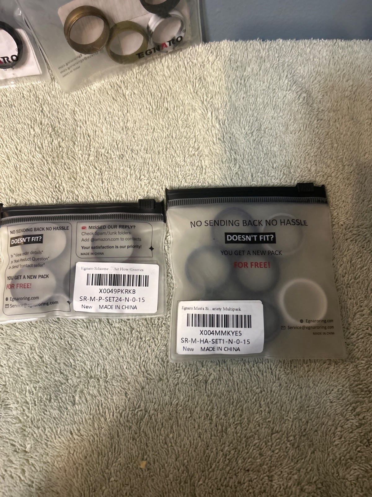 EGNARO RINGS LOT OF 6 : Size’s 16,15, (2)14. 6