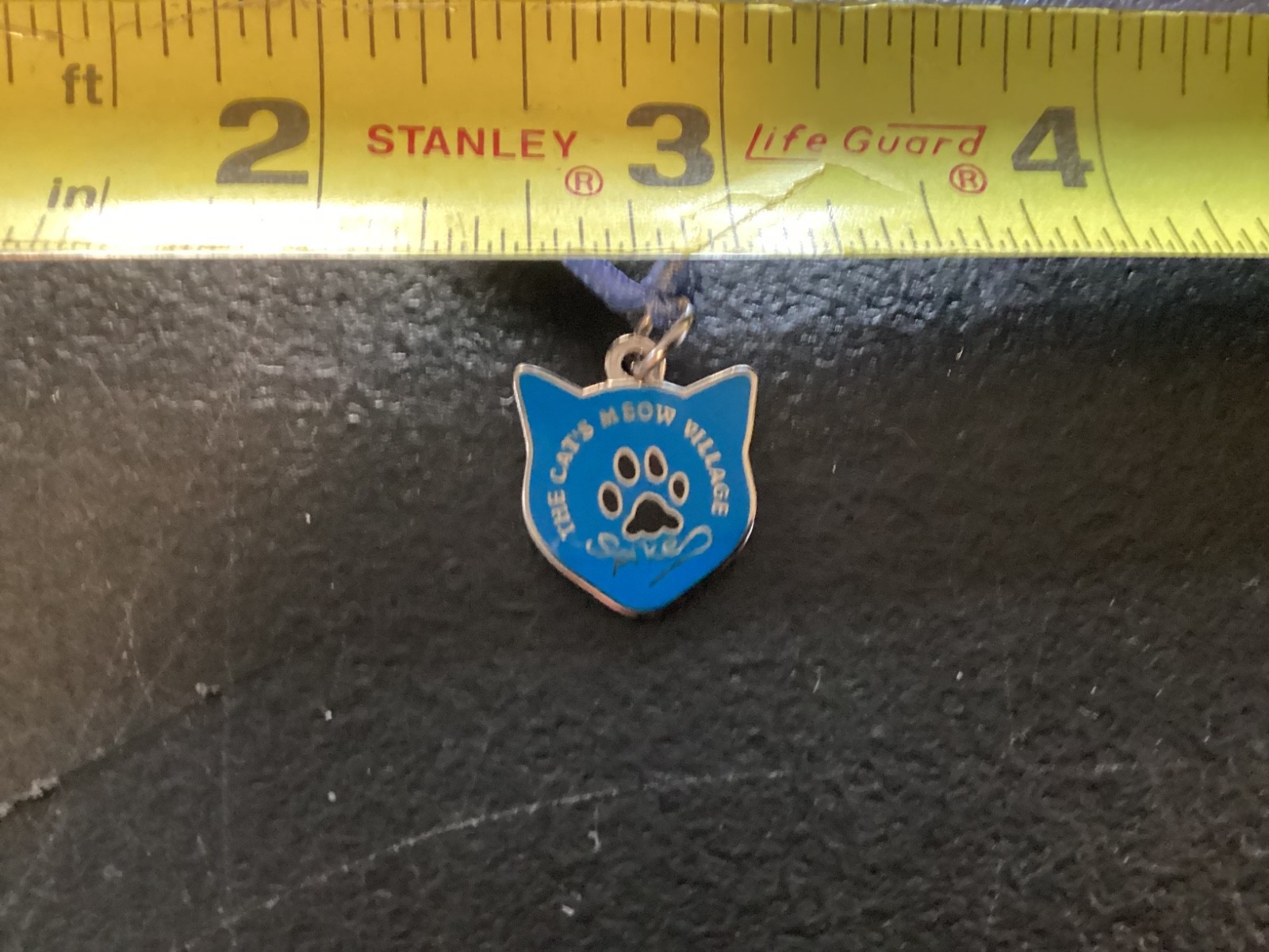 The Cats Meow Village “Spike” Silver Tone Fashion Jewelry Cat HeadShaped Pendent