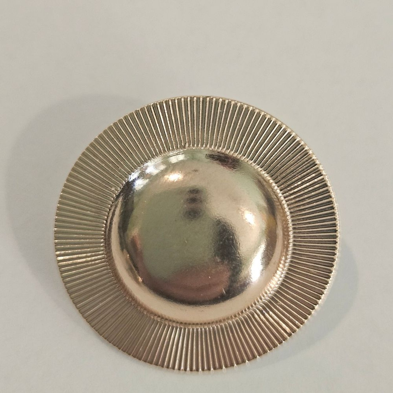 Vintage Gold Stud Dome Geometric Earrings Formal Avant Garde Office Party Retro