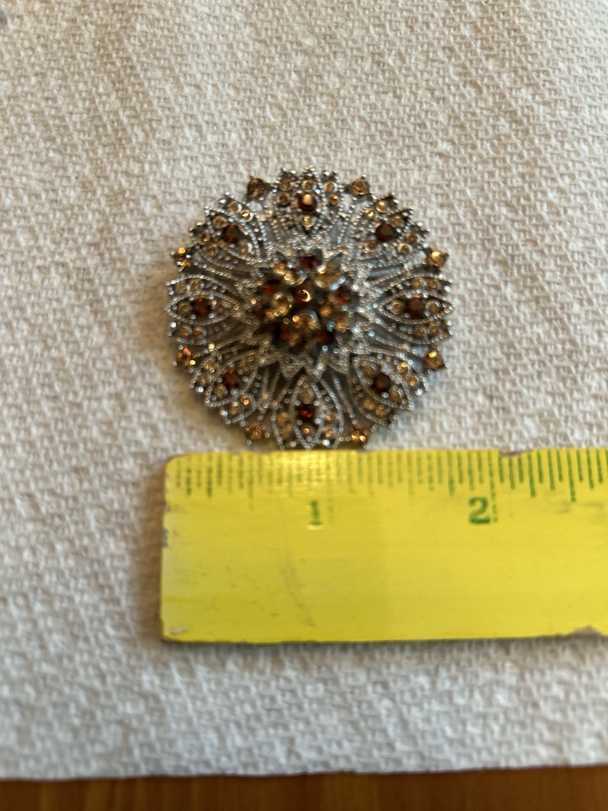 3 Fashion Jewelry Brooches Buttrfly, Round Boralis, Ruby Red Grapes