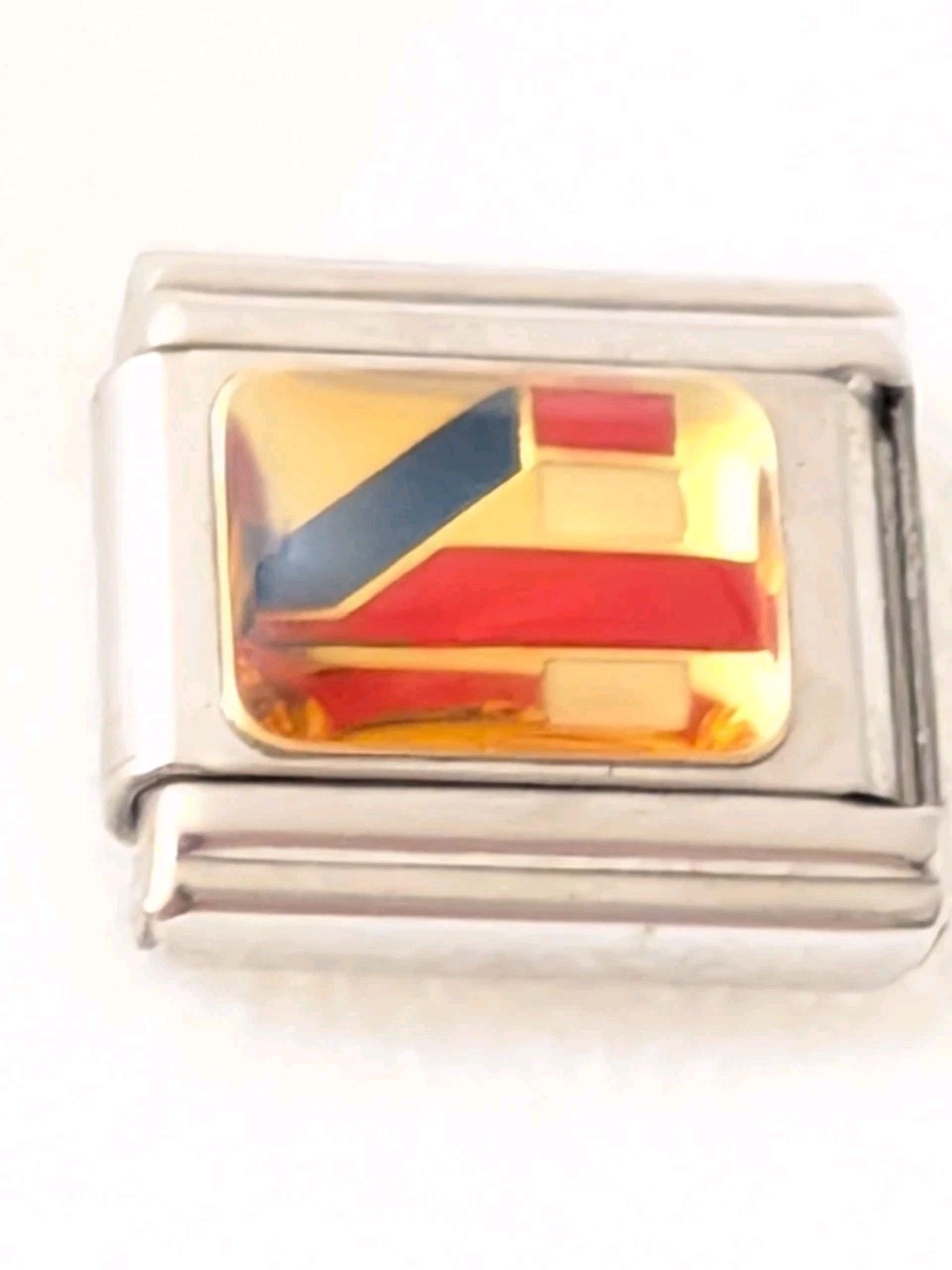 Authentic Italia 4th July USA 250 Years Italian Charm Classic 9mm Link B115
