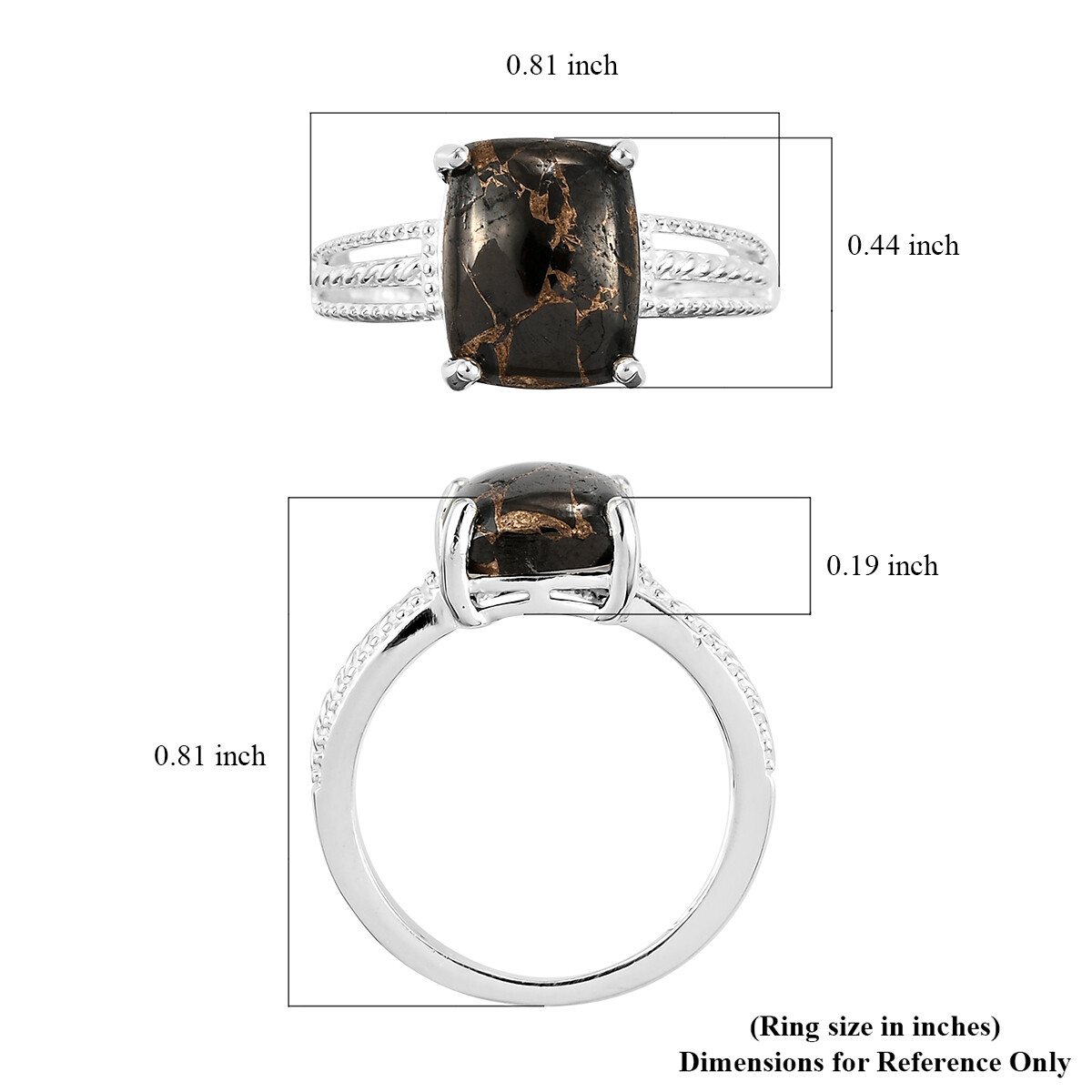 Lab-Created Black Shungite Solitaire Ring 925 Sterling Silver 2.50ctw Sz 9 NEW