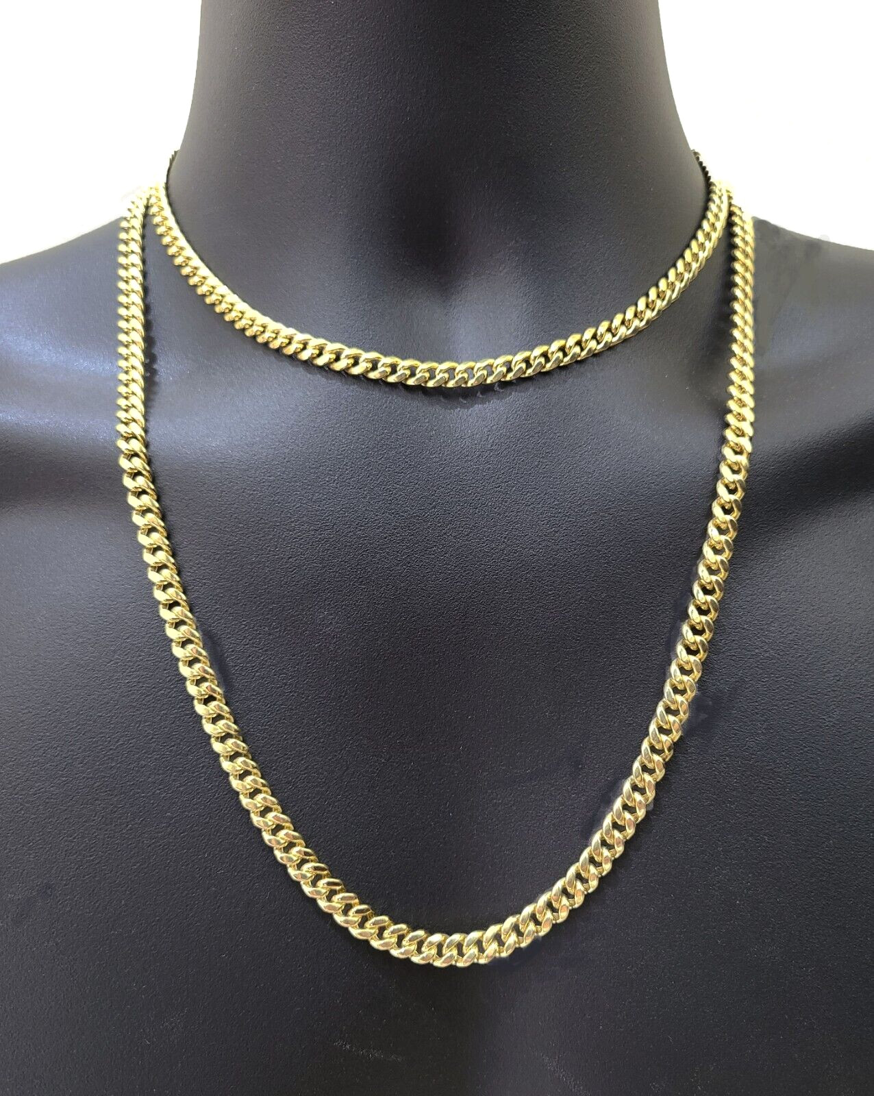 14k Yellow Gold Miami Cuban Link Chain 6mm 22″ Necklace Box Lock REAL 14kt