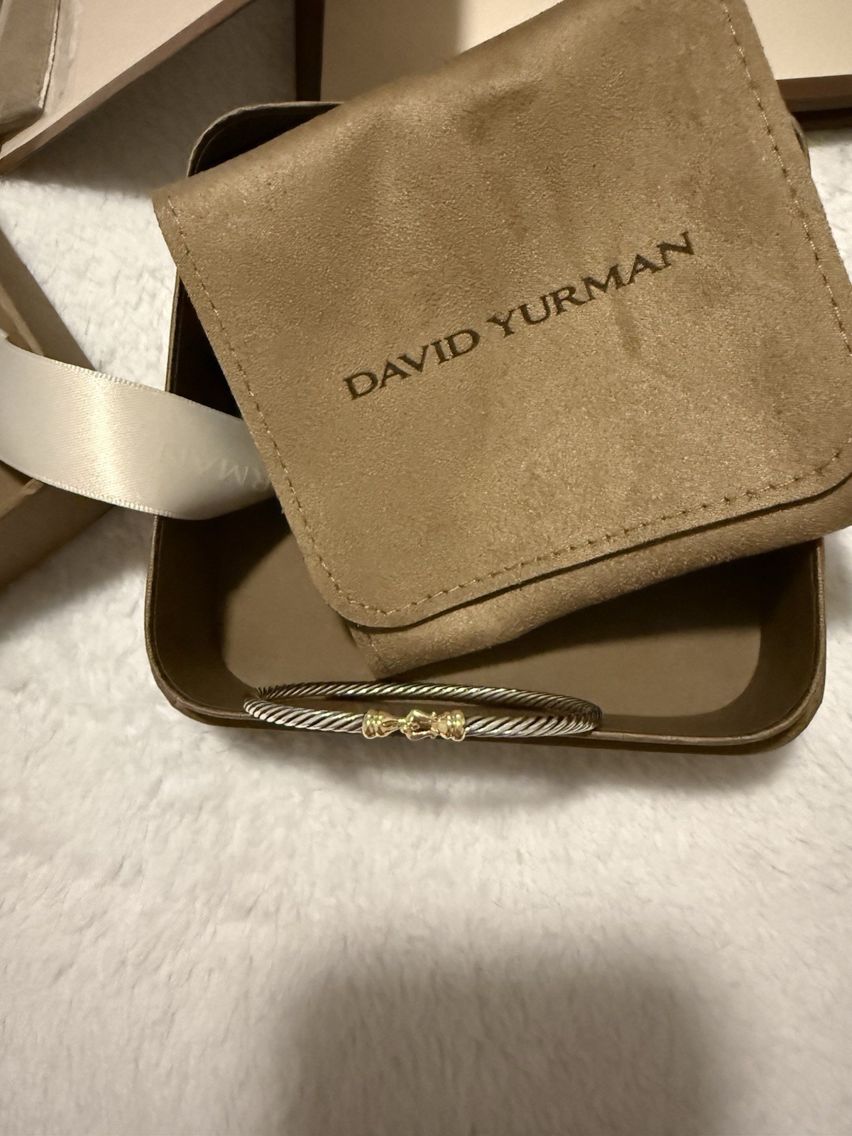 David Yurman MICRO CABLE FLEX® BUCKLE BRACELET size S