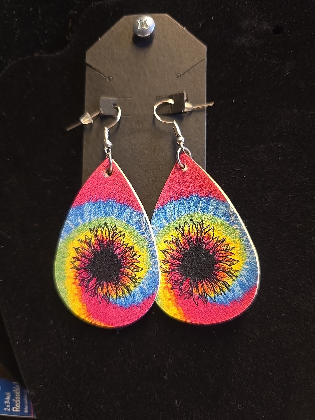 Dangly Boho Tie Dye Earings