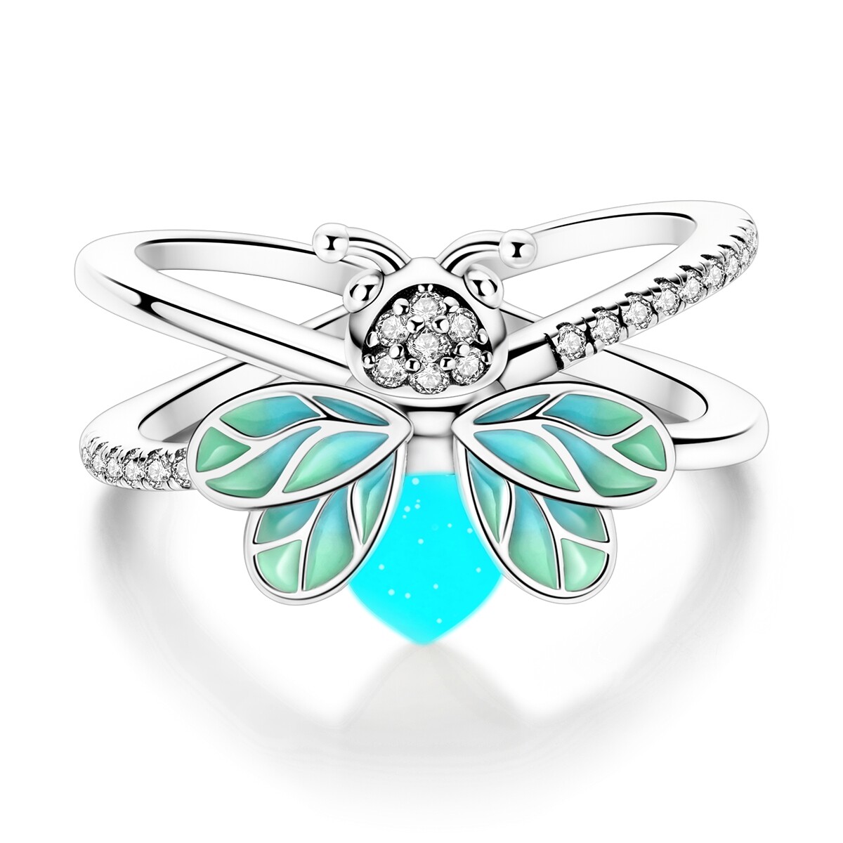 MULA Original Summer Firefly Finger Ring For Women Jewelry 925 Sterling Silver