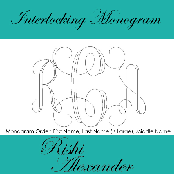 925 Sterling Silver Monogram Personalized Rope Edge Ring