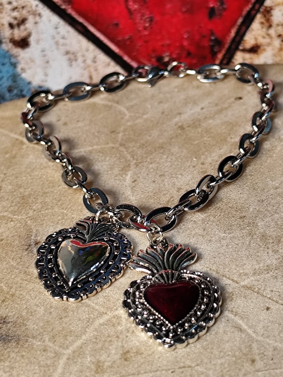 MILAGRITOS INSPIRATION HANDMADE STAINLESS STEEL BRACELET