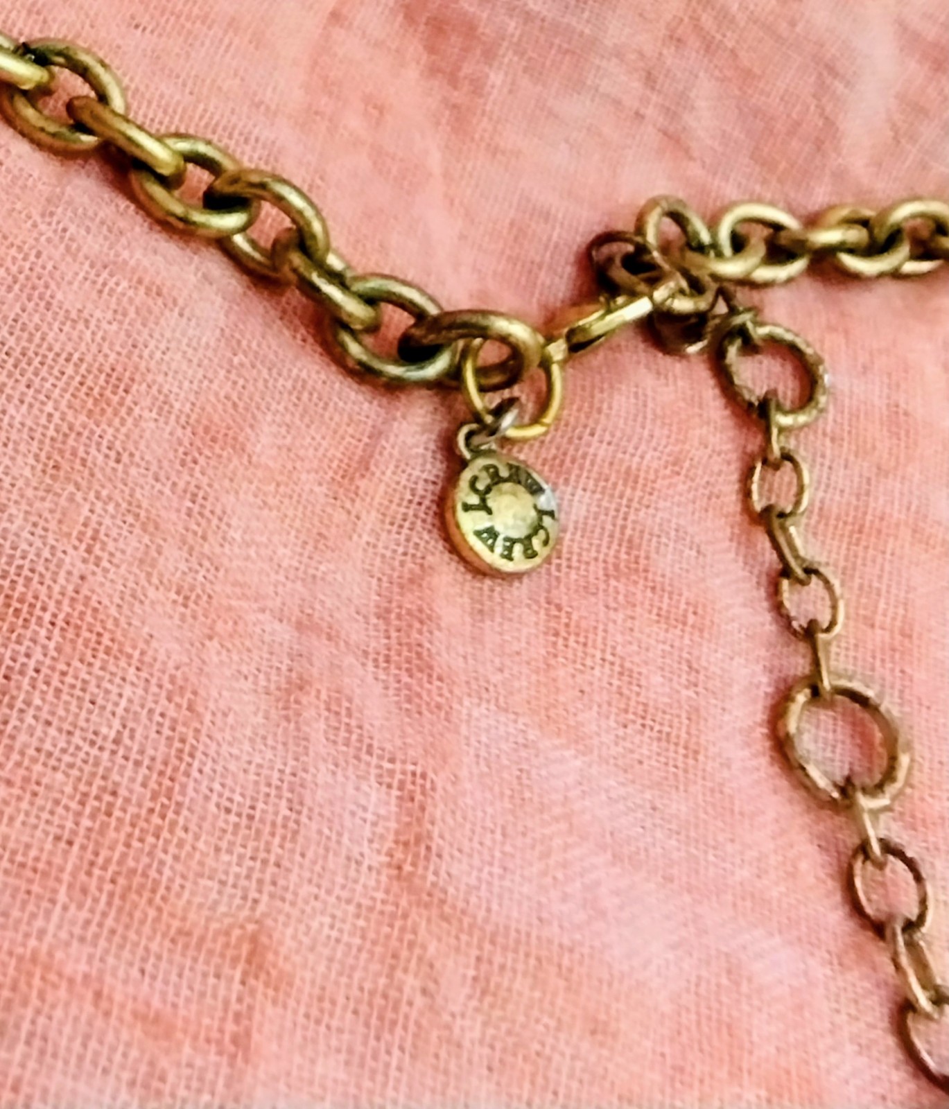 J.Crew Gold Tone Navy Blue Yellow Clear Crystal Rhinestone Sunburst Necklace