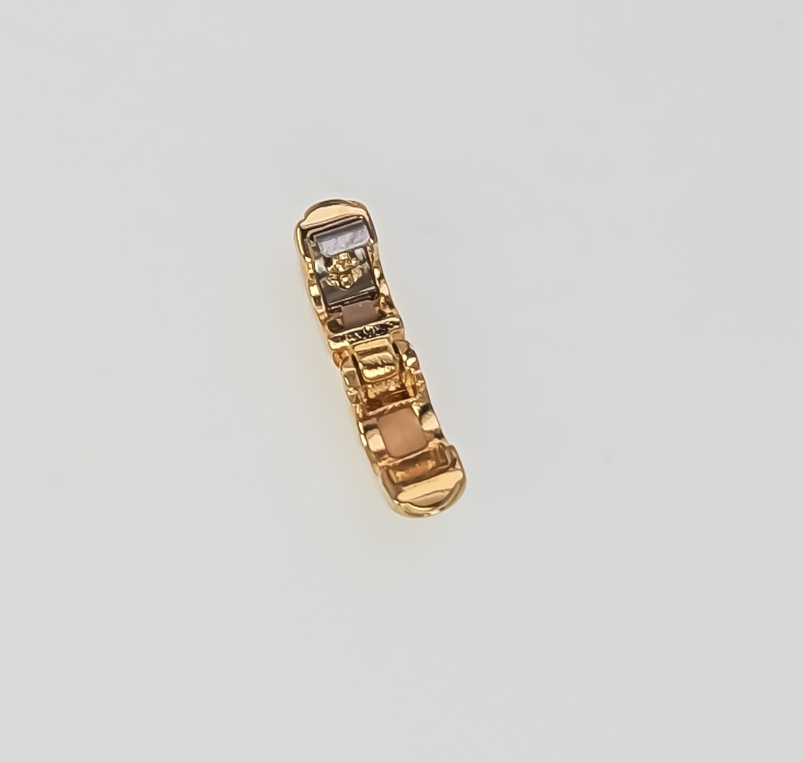 New 100% Authentic PANDORA 14k Gold Plated Shiny Round Clip Charm 763678C00