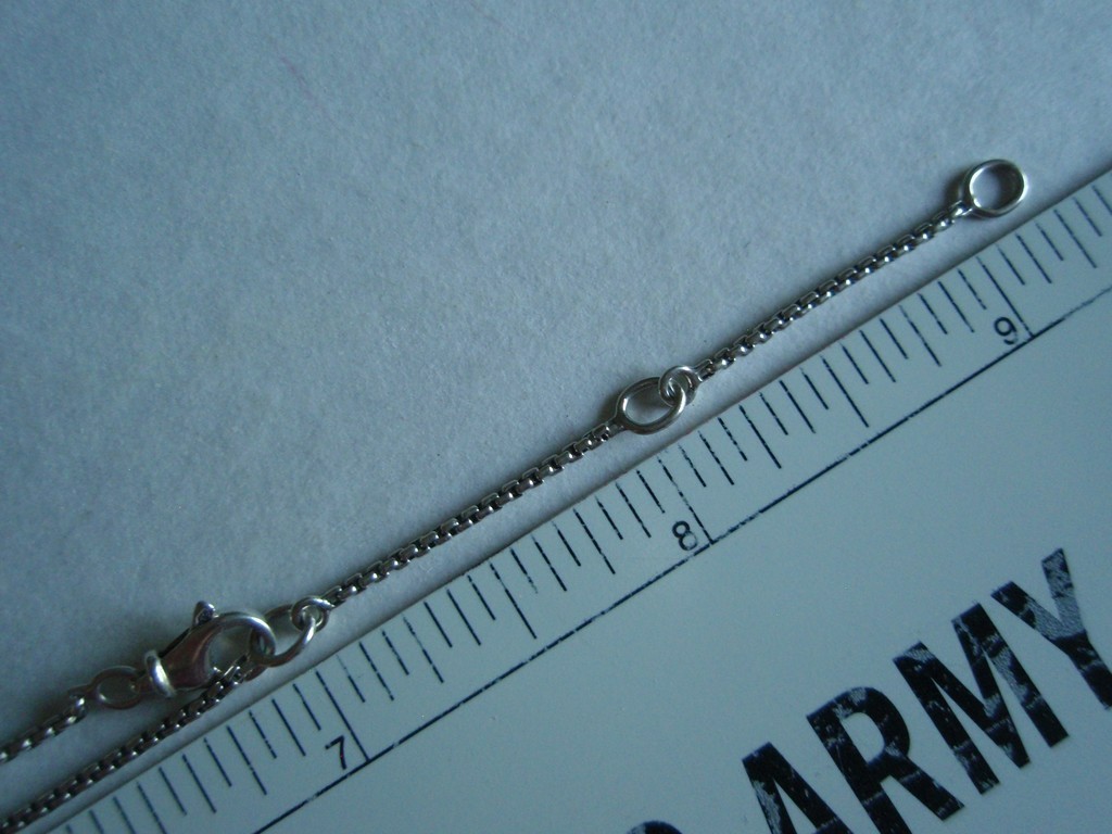David Yurman Sterling Silver 925 Petite Chatelaine Prasiolite & Diamond Necklace