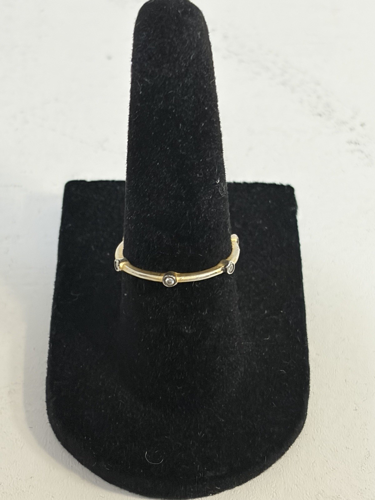 Freida Rothman Two Stacking Rings Sz 6 Sterling Silver 925