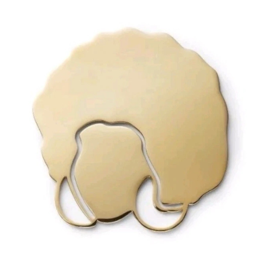 TABITHA BROWN “Hey Donna” Goldtone Metallic Statement Pin from Target~NEW/NWT