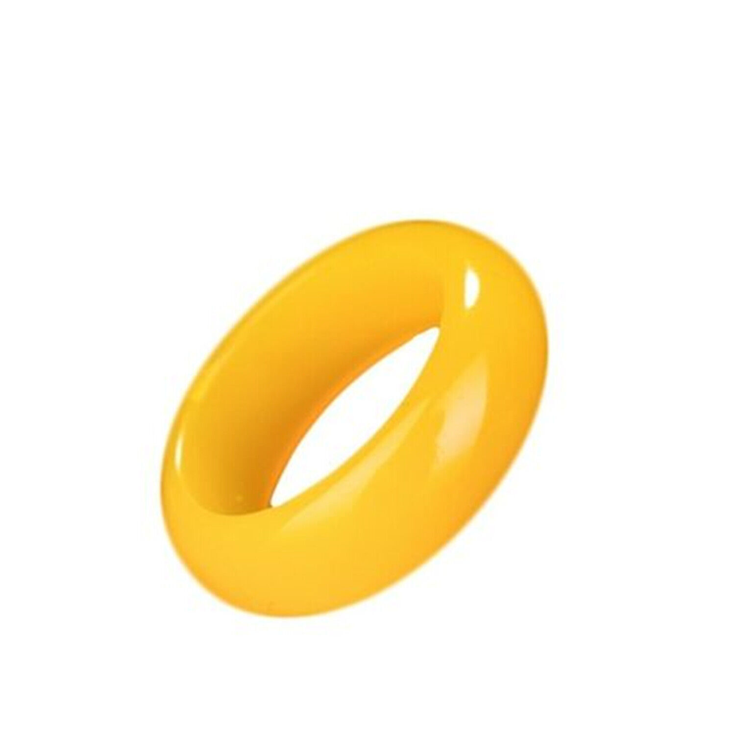 Mens Womens Natural Genuine Real Green Jade Band Ring Size 6 – 13