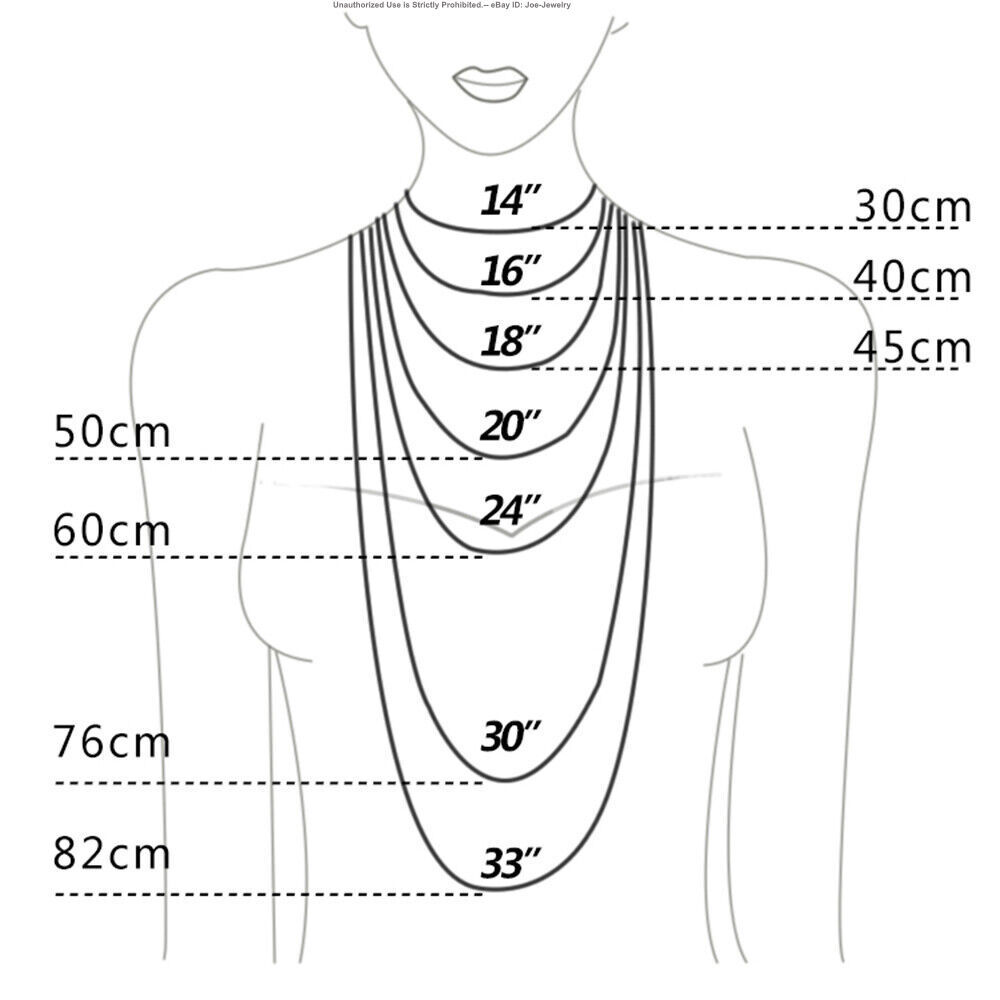 Real 925 Sterling Silver Necklace 1.8mm Thin Popcorn Link Chain S925 16″ Length
