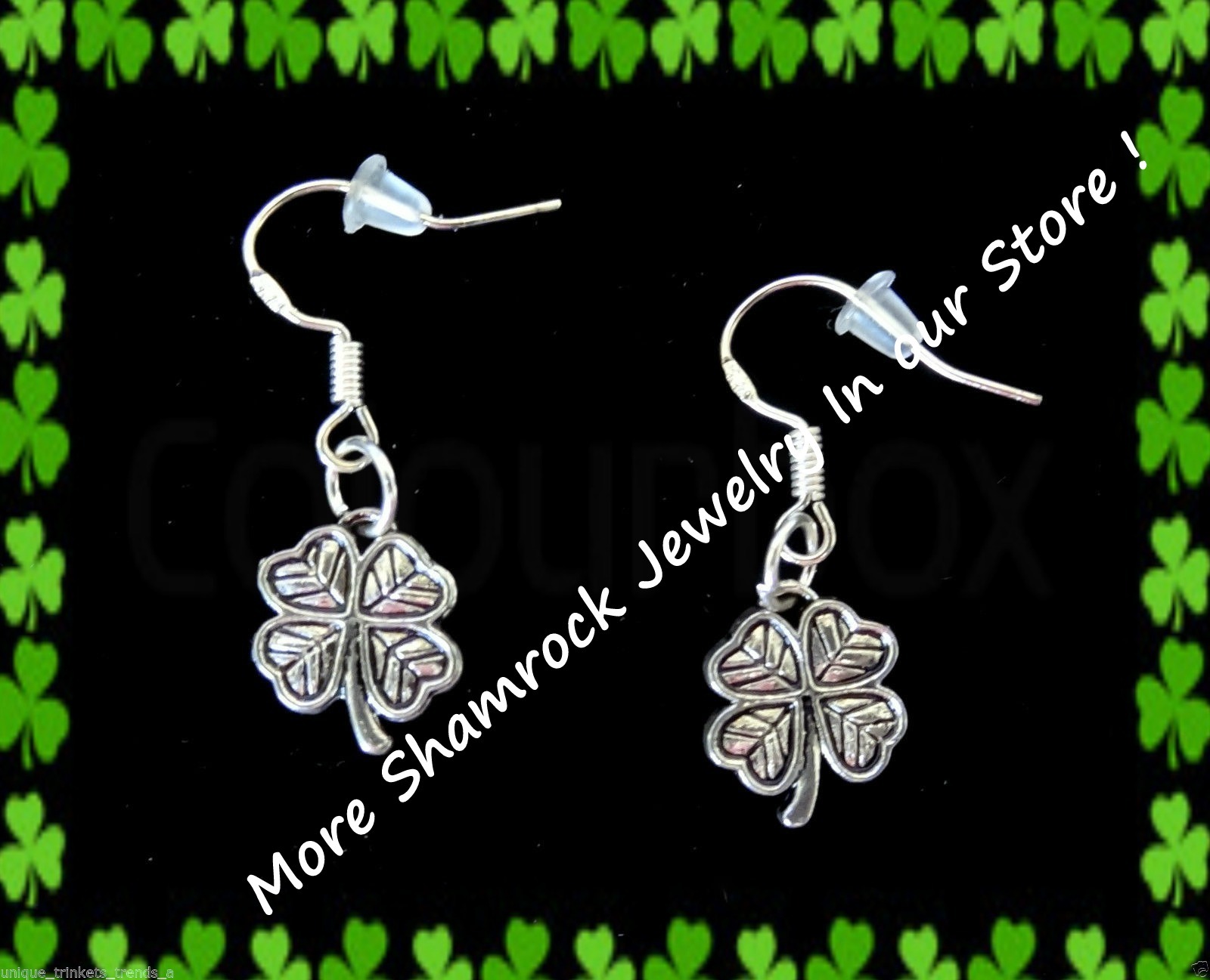 CELTIC IRISH CROSS SILVER DANGLE EARRINGS~ST PATRICKS DAY GIFT~STERLING HOOK
