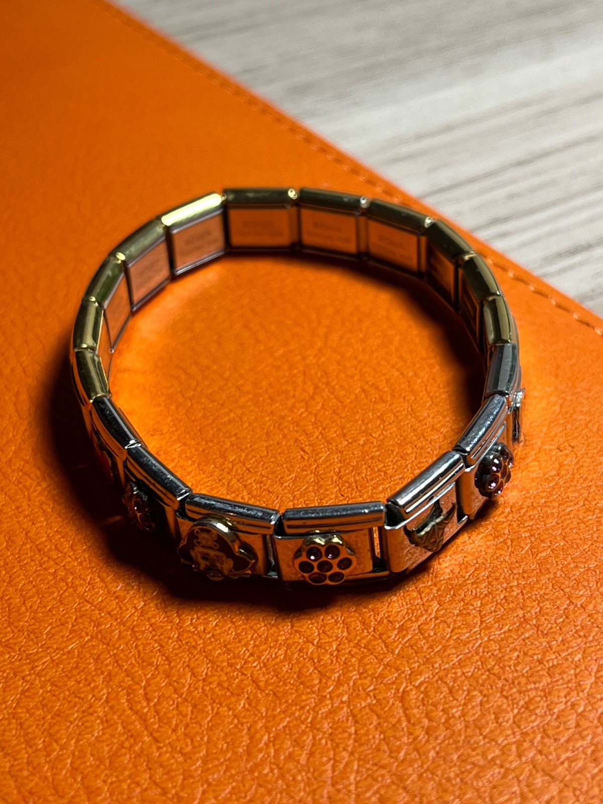 Casa D’Oro Charm Stretch Bracelet Stainless Steel