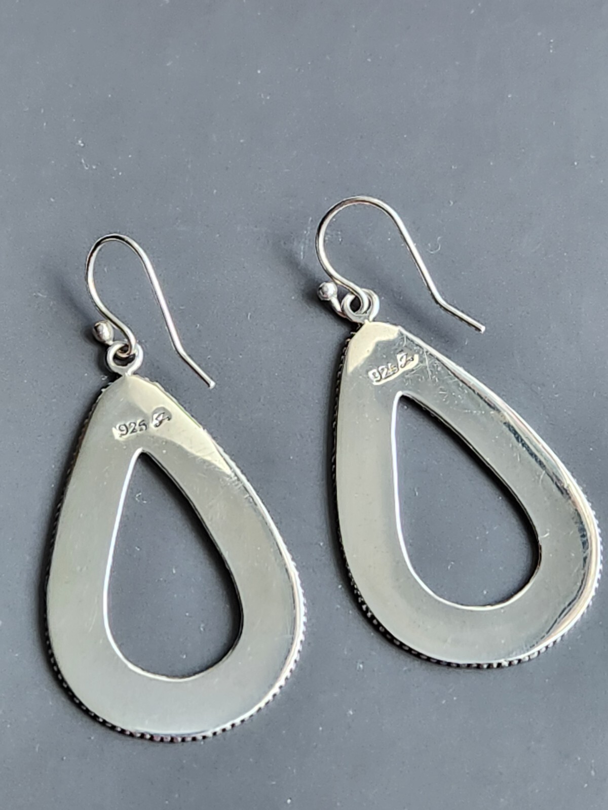 SAMUEL B .925 STERLING SILVER EARRINGS, 2 1/8 ” LONG