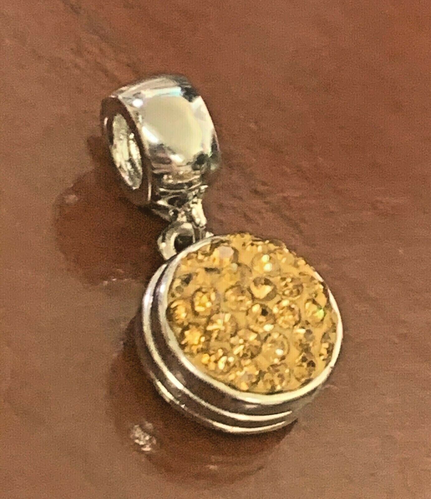 Mini Snap Jewelry Beige Champagne Rhinestone Stud fits 12mm Petite Ginger Charm