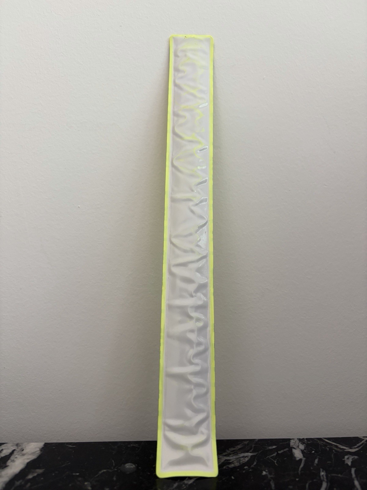 Vtg CHRISTIAN DIOR By John Galliano Neon Green Yellow Monogram Slap Bracelet