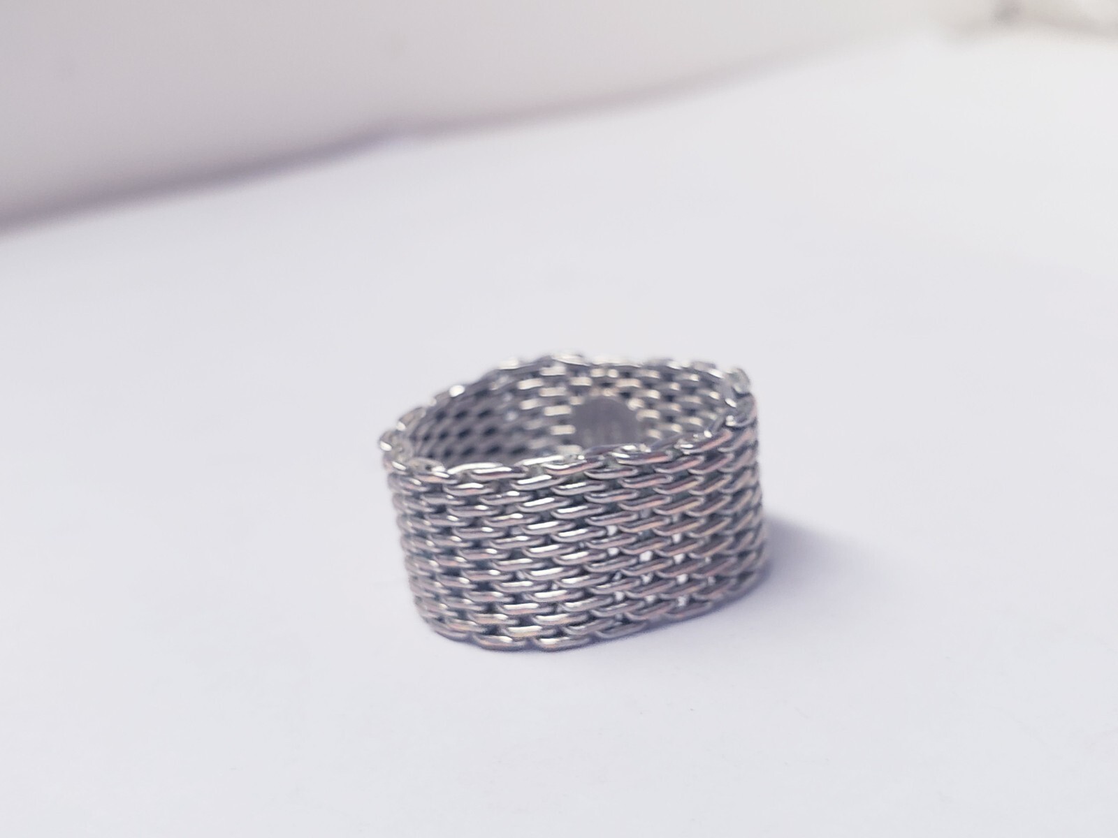 925 4.9G tw Mesh Ring Size 6 10mm